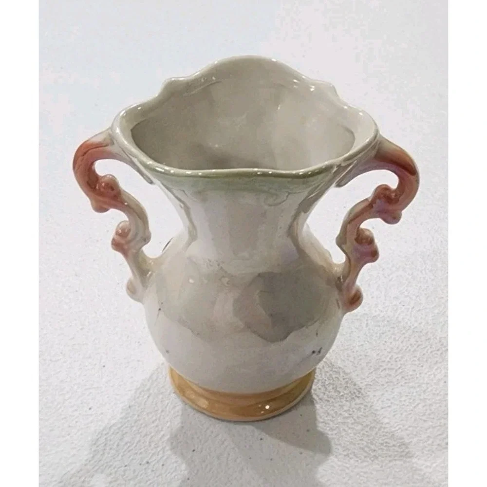 Vintage Lusterware Vase #423 Made In Brazil